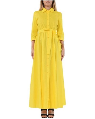 Patrizia Pepe Shirt Dresses - Yellow