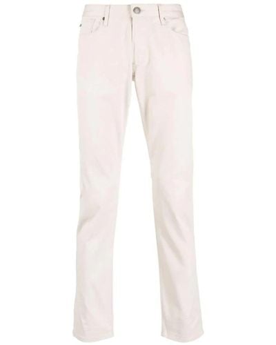 Emporio Armani Slim-Fit Jeans - White