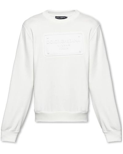 Dolce & Gabbana Sweatshirts & hoodies > sweatshirts - Blanc