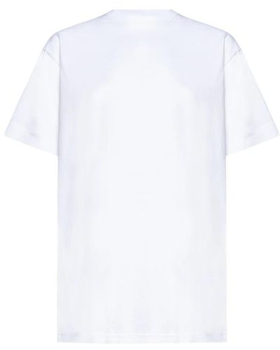 Totême Oversized crew neck t-shirt - Blanco