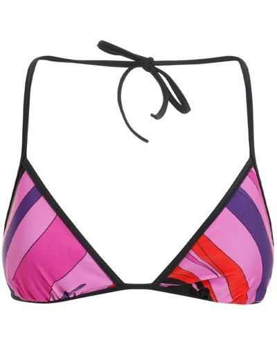Emilio Pucci Bikini dreieck bademode ss24 - Pink