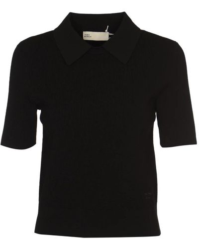 Tory Burch Polo Shirts - Black