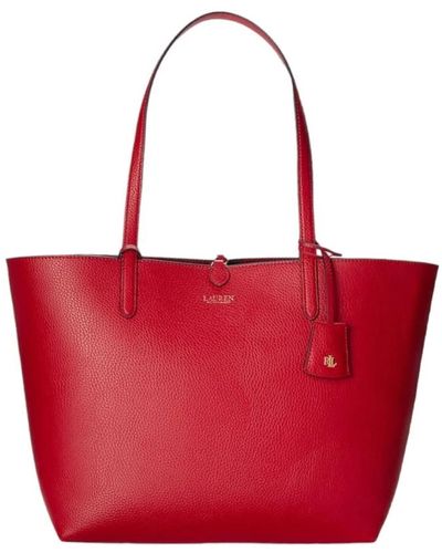 Ralph Lauren Wendbare tasche mit abnehmbarer tasche und schlüsselanhänger - Rot