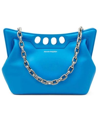 Alexander McQueen Shoulder Bags - Blue