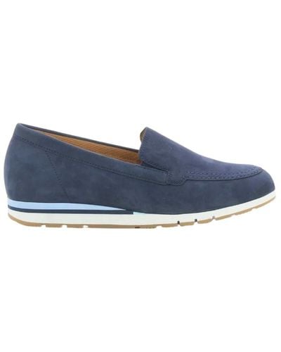 Gabor Shoes > flats > loafers - Bleu