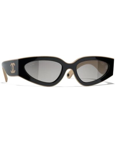 Chanel Ikonoische sonnenbrille - bestes preisangebot - Schwarz