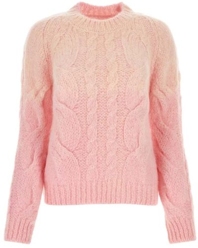 Maison Margiela Round-neck knitwear - Pink
