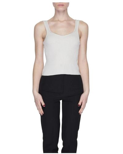 ONLY Sleeveless Tops - Grey