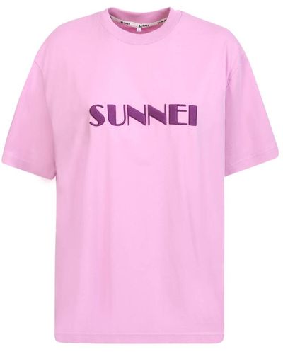 Sunnei T-Shirts - Pink