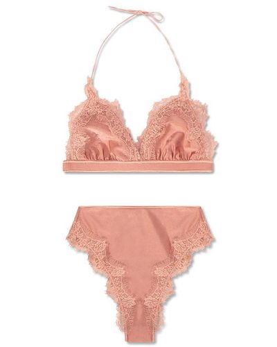 Oséree Lace-trimmed bikini - Pink