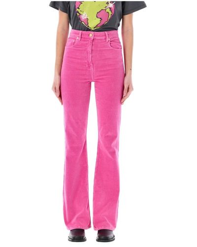 Ganni Wide Trousers - Pink