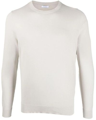 Malo Round-Neck Knitwear - White