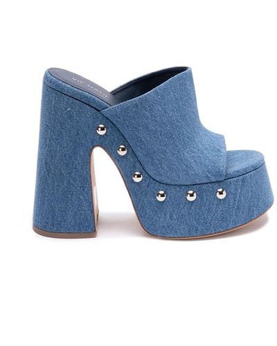 Vic Matié Shoes > heels > heeled mules - Bleu