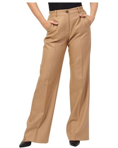 BOSS Wide Trousers - Brown