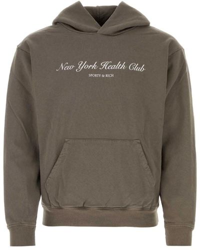 Sporty & Rich Ny health club sweatshirt - Grau