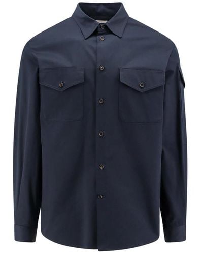 Alexander McQueen Casual Shirts - Blue
