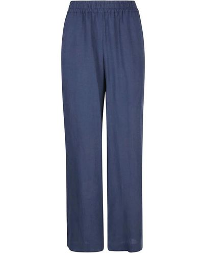 Eleventy Straight Trousers - Blue