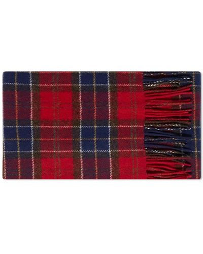 Barbour Winter Scarves - Red