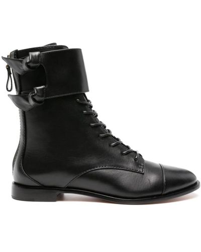 Alexandre Birman Lace-Up Boots - Black
