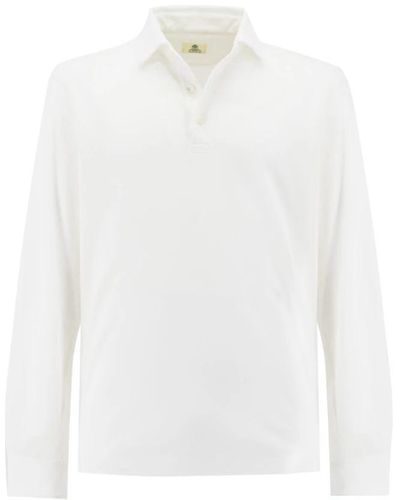 Luigi Borrelli Napoli Polo Shirts - White