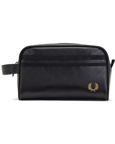 Fred Perry Toilet Bags - Black