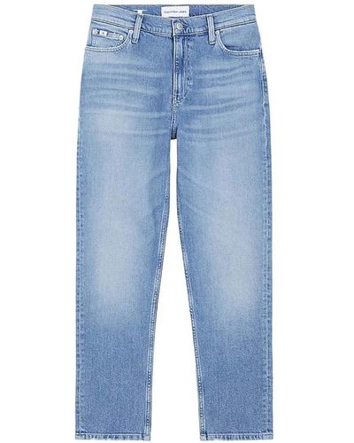 Calvin Klein Straight Jeans - Blue