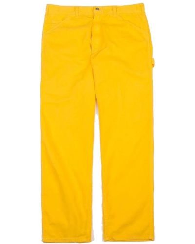 Stan Ray Cropped Trousers - Yellow