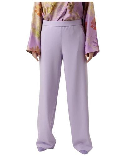 RAFFAELLO ROSSI Wide Pants - Purple