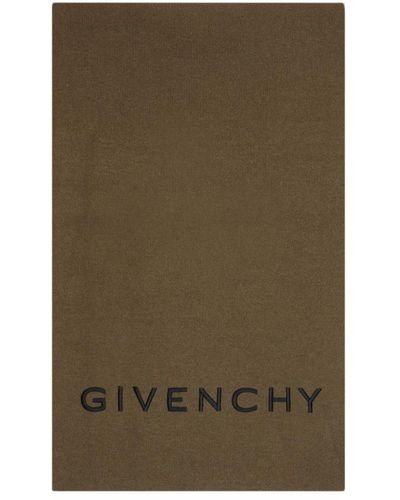 Givenchy Khaki schwarz schal - Grün