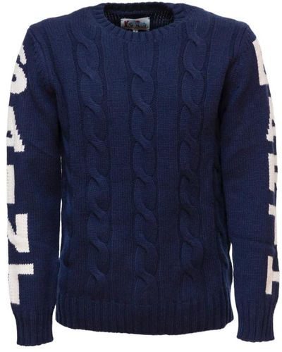 Mc2 Saint Barth Round-neck knitwear - Blau