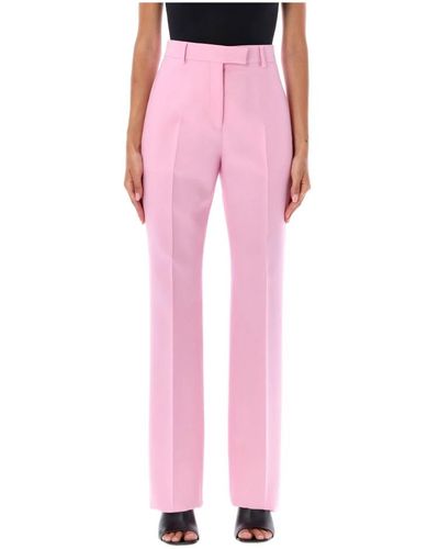 Ferragamo Straight Trousers - Pink