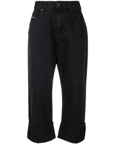 DIESEL Loose-Fit Jeans - Black