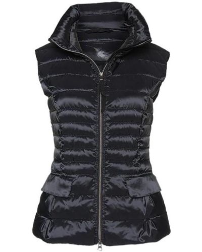 Marc Cain Down Black Quilted Gilet - Nero