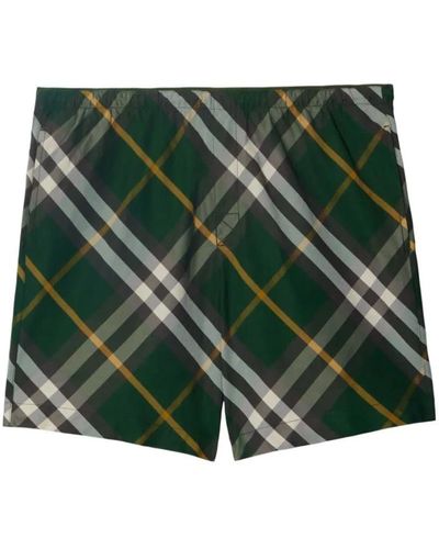 Burberry Mare check boxer shorts - Verde