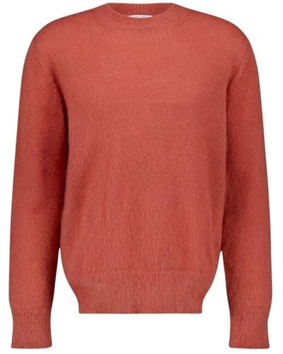 Off-White c/o Virgil Abloh Round-Neck Knitwear - Red