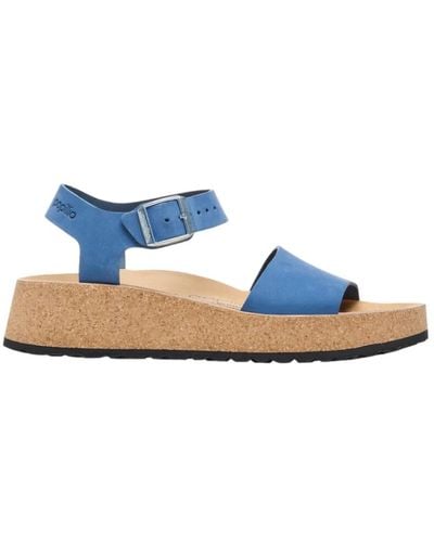 Birkenstock Shoes > sandals > flat sandals - Bleu