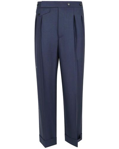 Victoria Beckham Wide Trousers - Blue