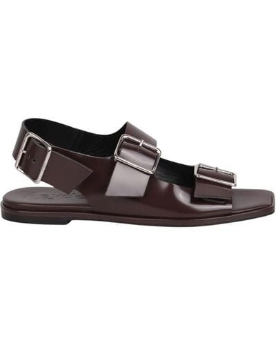 Aeyde Flat Sandals - Brown