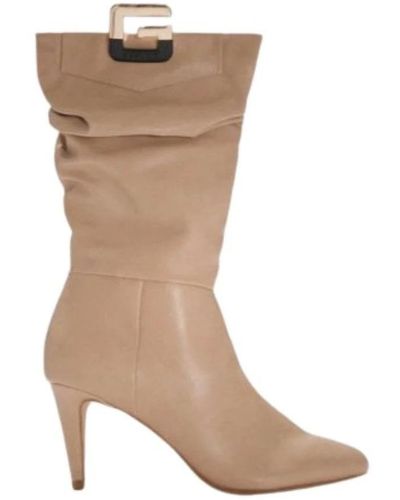 Gaelle Paris Heeled Boots - Brown