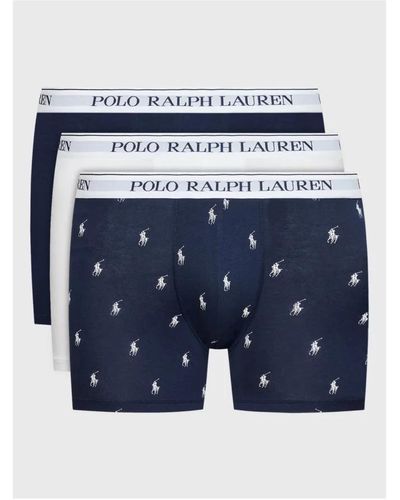 Ralph Lauren 3 stretch boxers set - blaues logo