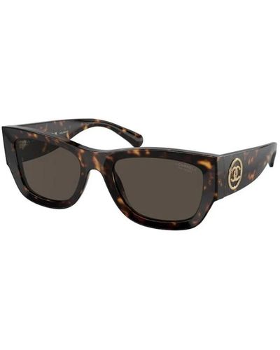 Chanel Polarisierte braune sonnenbrille - Schwarz