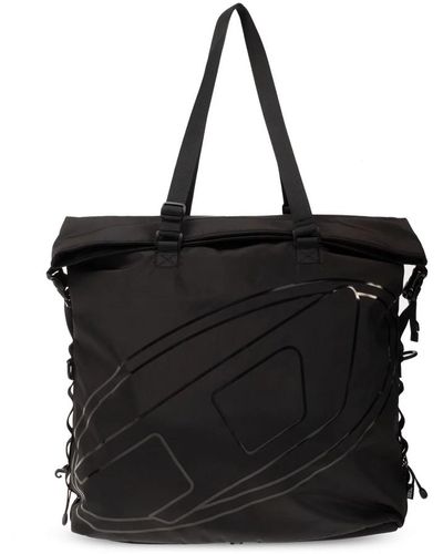 DIESEL Borsa shopper drape - Nero