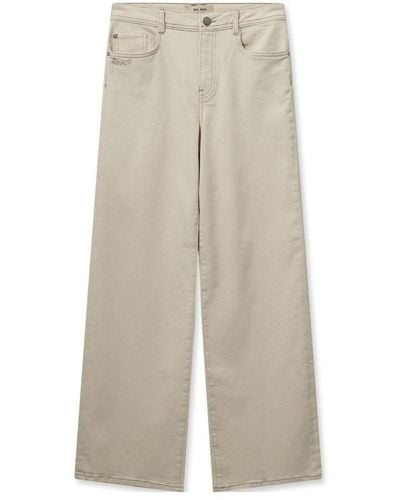 Mos Mosh Wide Trousers - Grey