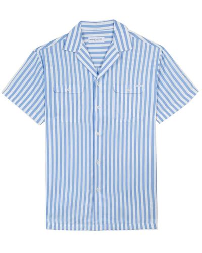 Maison Labiche Short Sleeve Shirts - Blue