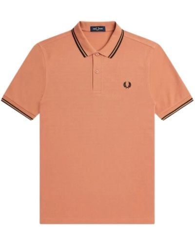 Fred Perry Polo Shirts - Orange