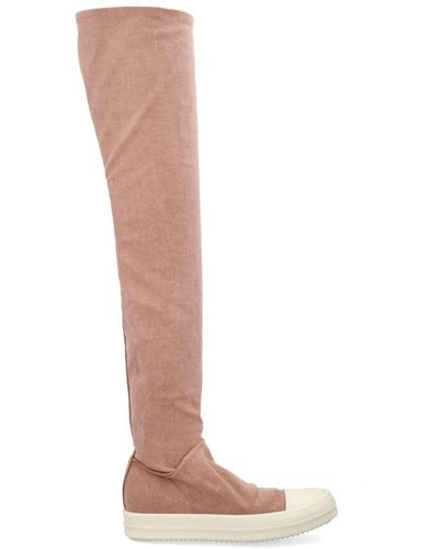 Rick Owens Over-Knee Boots - Brown