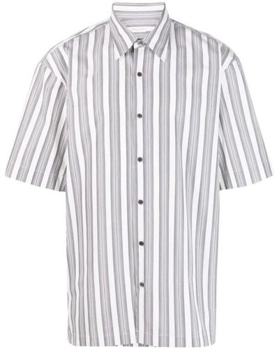 Dries Van Noten Short Sleeve Shirts - White
