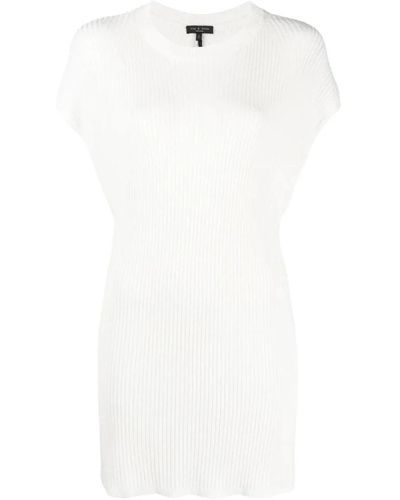Rag & Bone Knitwear > round-neck knitwear - Blanc