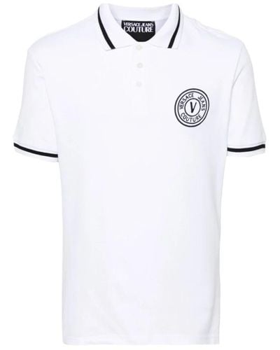 Versace Polo Shirts - White