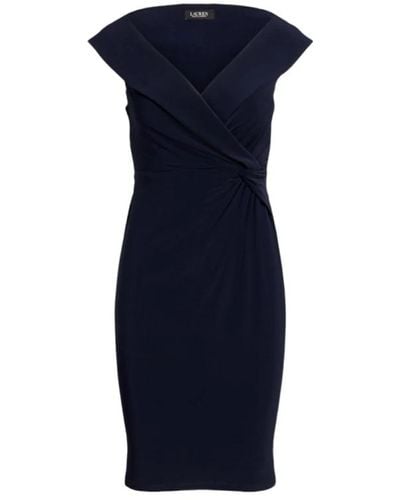 Lauren by Ralph Lauren Elegantes schwarzes kleid - Blau